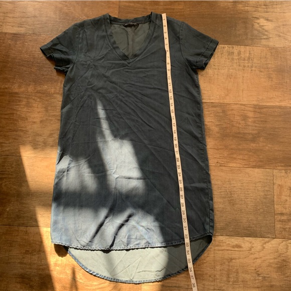 Velvet Heart v neck chambray shirt dress - Picture 7 of 7